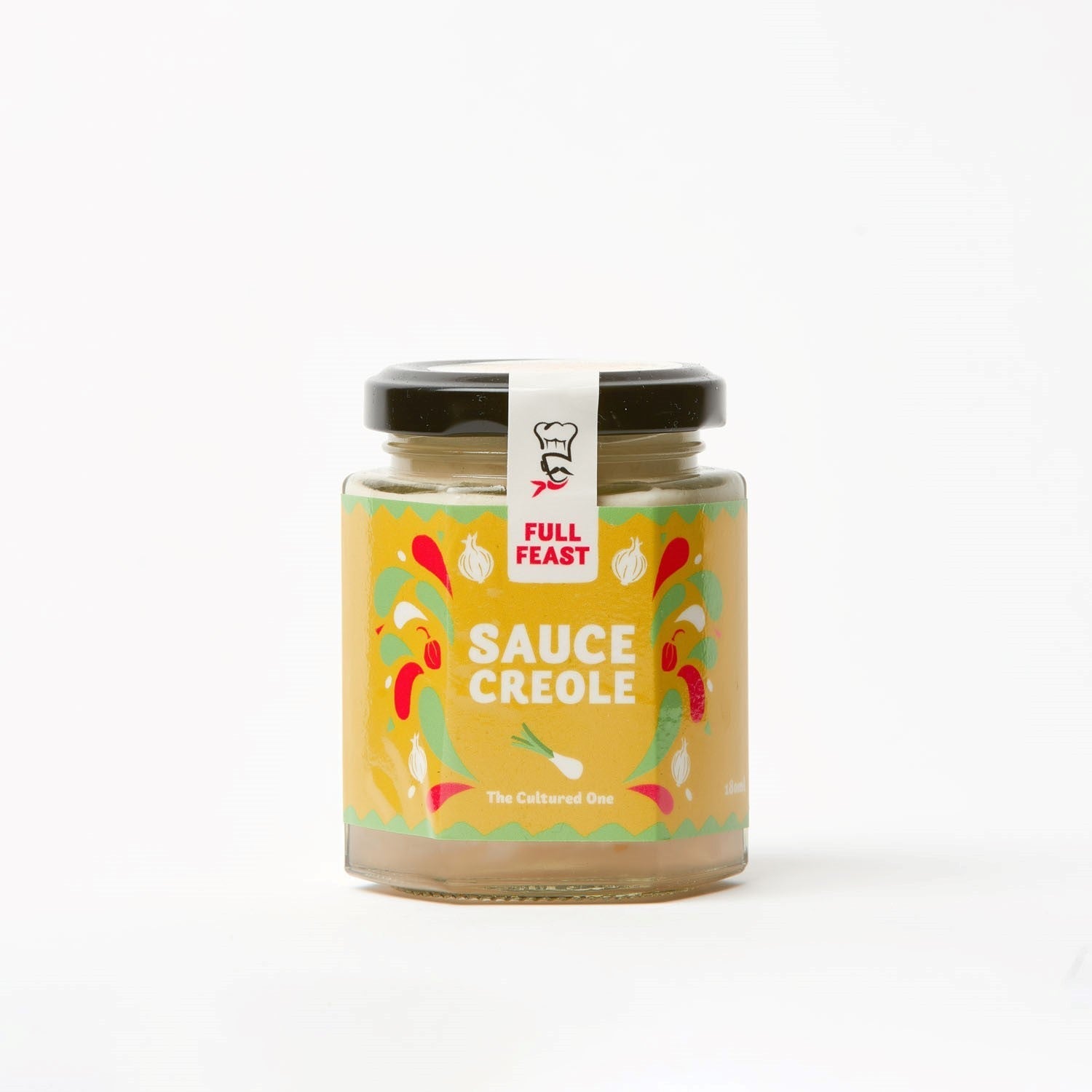 Full Feast Caribbean Creole Sauce — rich Creole cooking sauce — packaging detail