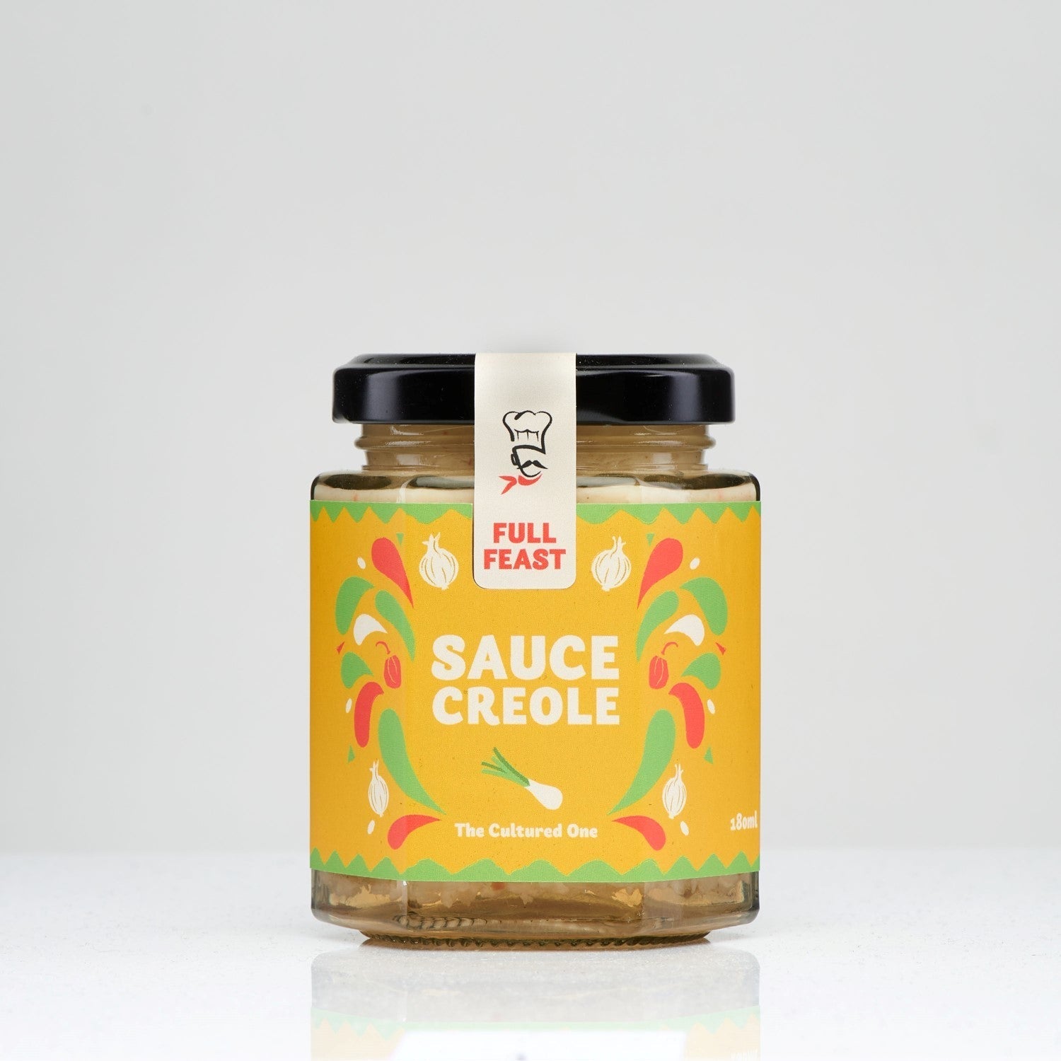 Full Feast Caribbean Creole Sauce — rich Creole cooking sauce — close-up