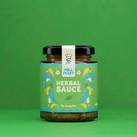 Full Feast Fresh Herbal Sauce — herb sauce UK — front label