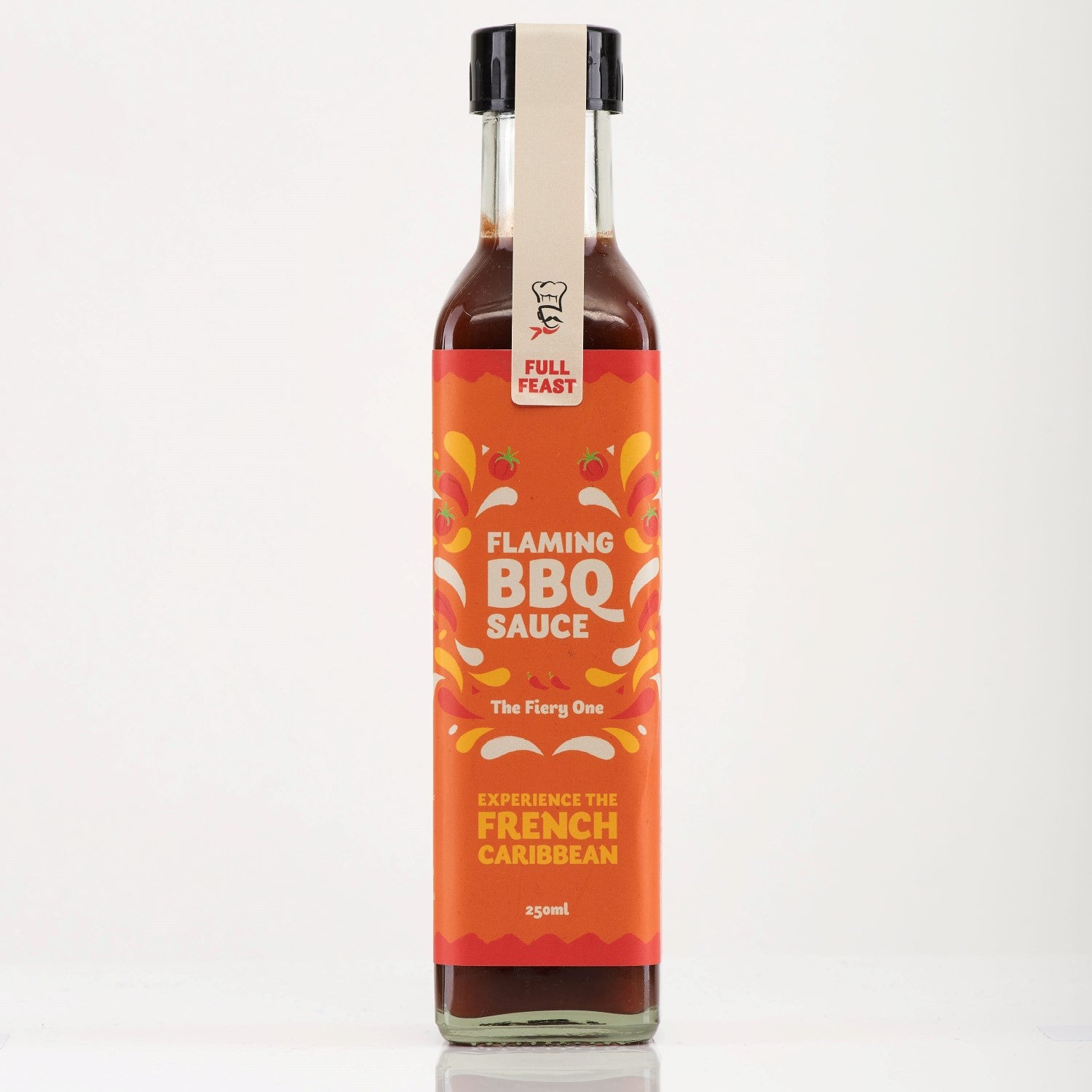 Full Feast Flaming BBQ Sauce — spicy BBQ sauce UK — serving suggestion