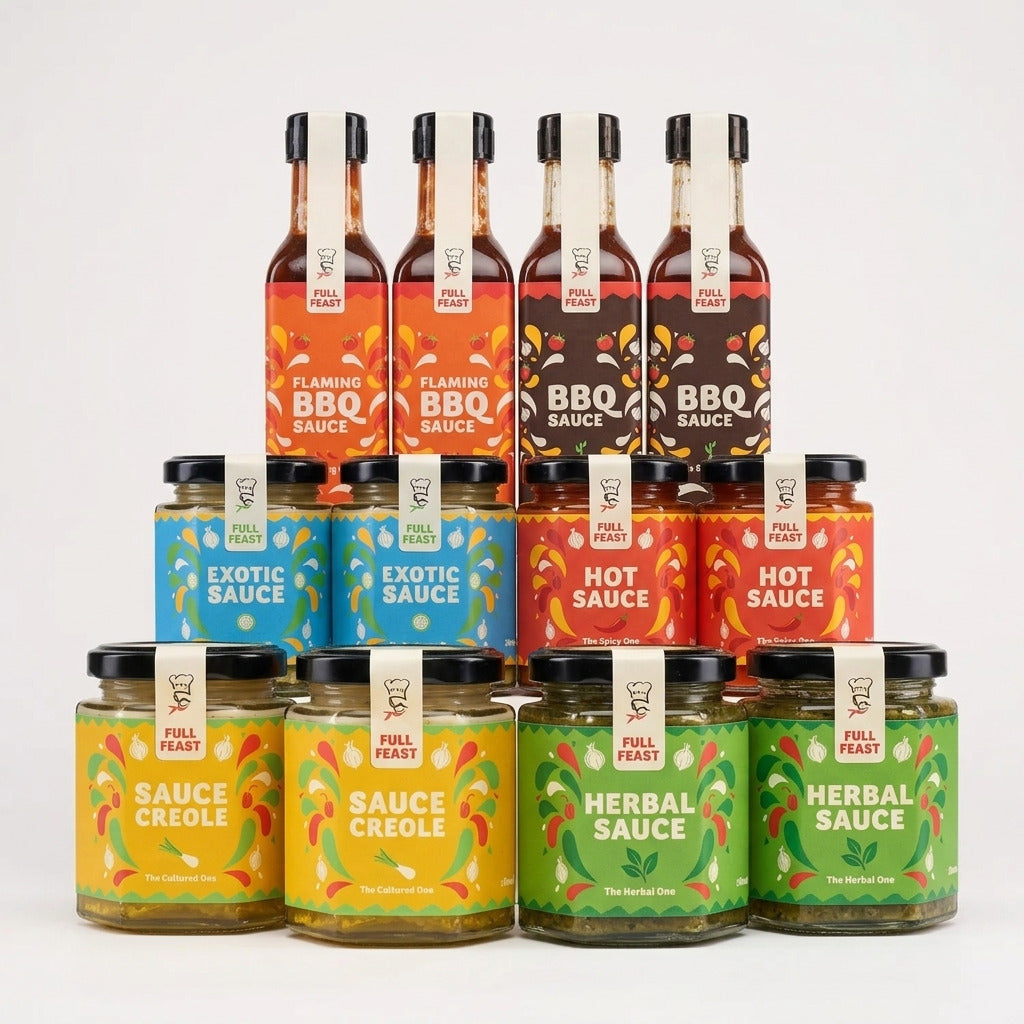 The Double Feast – 12 Caribbean Sauces